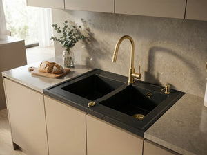Granit-Küchenspüle - Grande - 80 x 60 cm